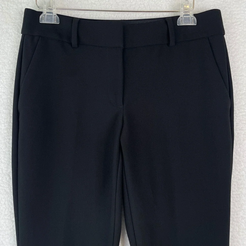 LOFT Curvy Slim Black Trousers Dress Pants Women Size 6 Professional Career
